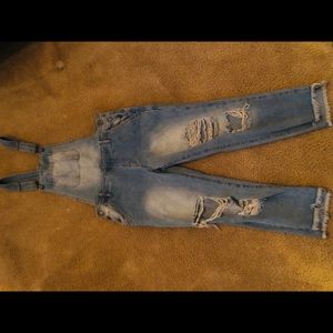 Forever 21 Denim Overalls